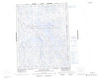 066L Macalpine Lake Canadian topographic map, 1:250,000 scale