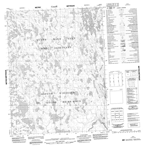 066M01 No Title Canadian topographic map, 1:50,000 scale