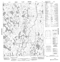 066M05 No Title Canadian topographic map, 1:50,000 scale