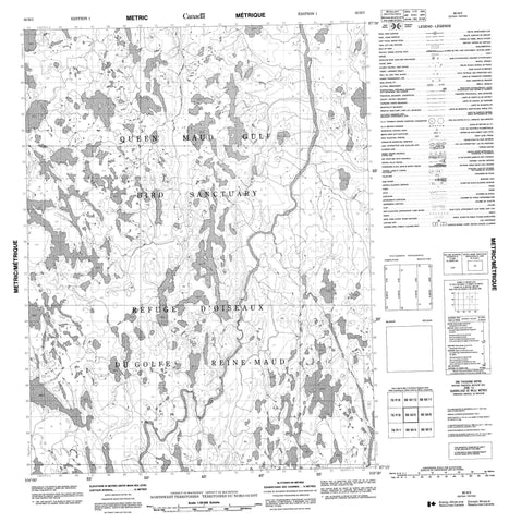 066M05 No Title Canadian topographic map, 1:50,000 scale