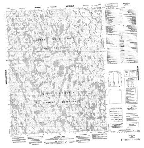 066M08 Arlone Lake Canadian topographic map, 1:50,000 scale