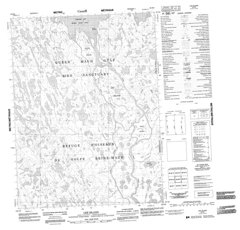 066M09 Lee Island Canadian topographic map, 1:50,000 scale