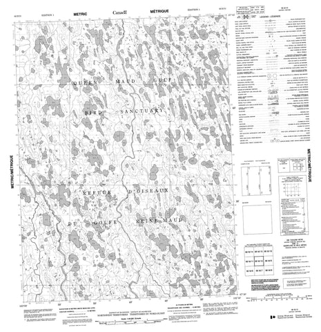 066M10 No Title Canadian topographic map, 1:50,000 scale