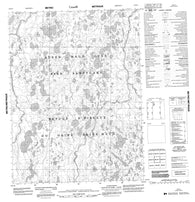 066M11 No Title Canadian topographic map, 1:50,000 scale