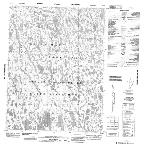 066N07 No Title Canadian topographic map, 1:50,000 scale