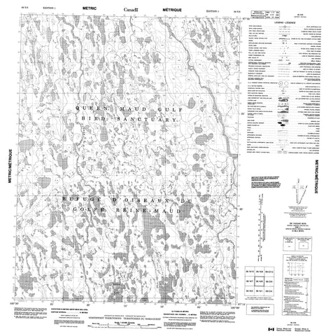 066N08 No Title Canadian topographic map, 1:50,000 scale