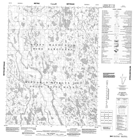 066N09 No Title Canadian topographic map, 1:50,000 scale