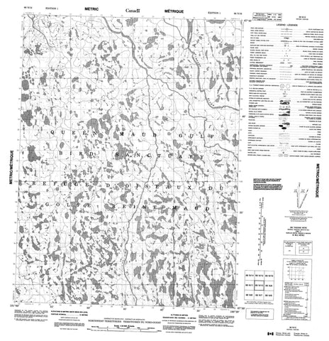 066N10 No Title Canadian topographic map, 1:50,000 scale