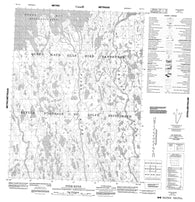 066N11 Pitok River Canadian topographic map, 1:50,000 scale