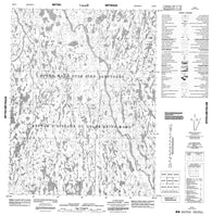 066O04 No Title Canadian topographic map, 1:50,000 scale