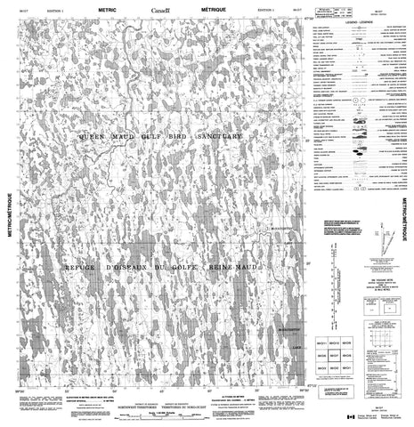 066O07 No Title Canadian topographic map, 1:50,000 scale