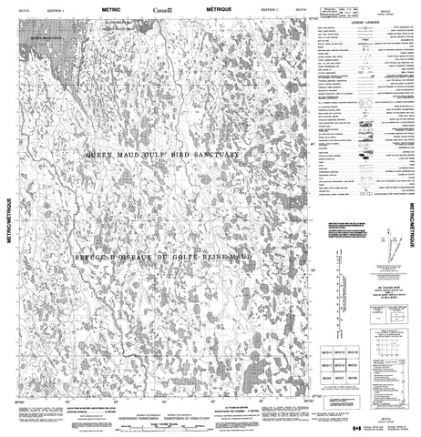 066O10 No Title Canadian topographic map, 1:50,000 scale