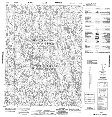 066O12 No Title Canadian topographic map, 1:50,000 scale