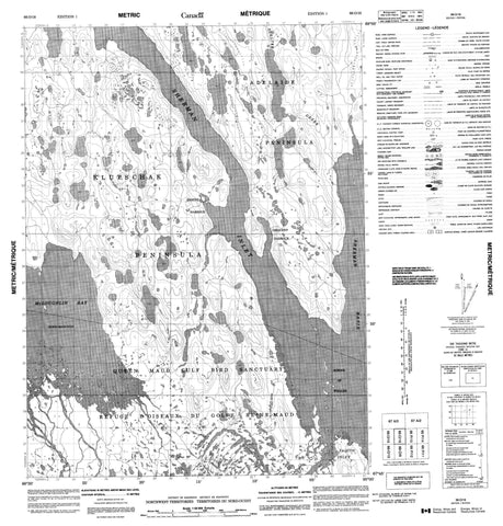 066O16 No Title Canadian topographic map, 1:50,000 scale