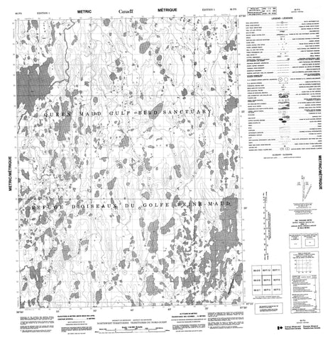 066P05 No Title Canadian topographic map, 1:50,000 scale