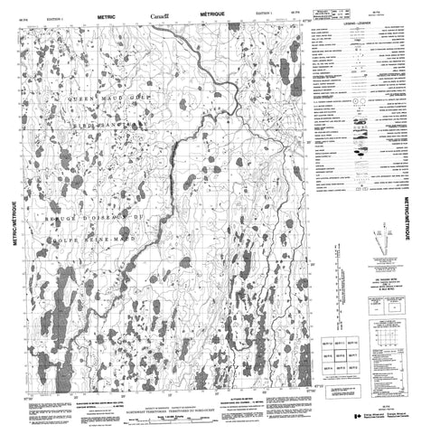 066P06 No Title Canadian topographic map, 1:50,000 scale