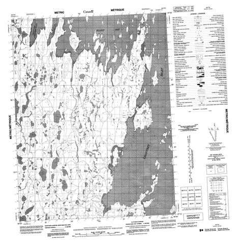 066P08 No Title Canadian topographic map, 1:50,000 scale