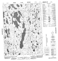 066P15 No Title Canadian topographic map, 1:50,000 scale