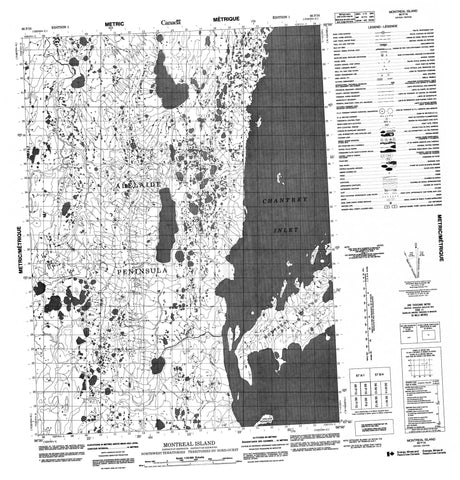 066P16 Montreal Island Canadian topographic map, 1:50,000 scale