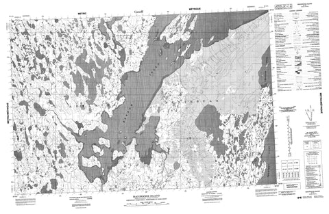 067A01 Maconochie Island Canadian topographic map, 1:50,000 scale