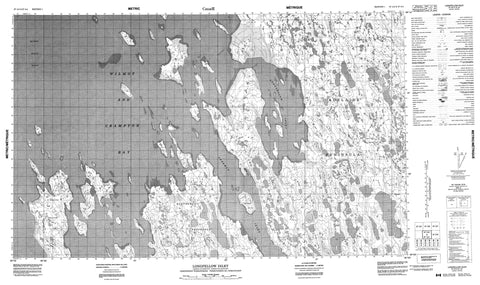 067A03 Longfellow Inlet Canadian topographic map, 1:50,000 scale