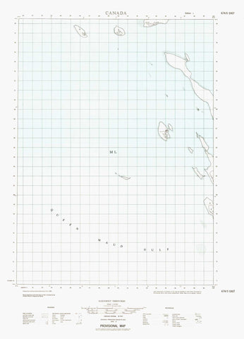 067A05E No Title Canadian topographic map, 1:50,000 scale