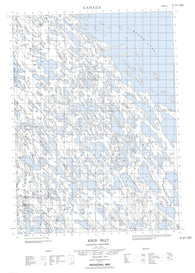 067A07E Knud Inlet Canadian topographic map, 1:50,000 scale