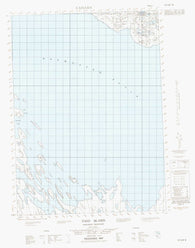 067A08W Todd Islands Canadian topographic map, 1:50,000 scale