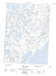 067A09E Koka Lake Canadian topographic map, 1:50,000 scale