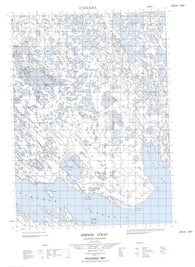 067A10E Simpson Strait Canadian topographic map, 1:50,000 scale