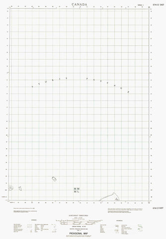 067A12E No Title Canadian topographic map, 1:50,000 scale