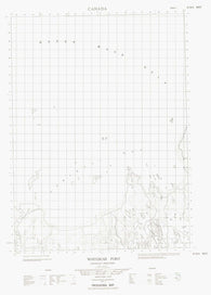 067B04W Whitebear Point Canadian topographic map, 1:50,000 scale