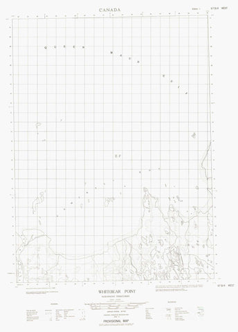 067B04W Whitebear Point Canadian topographic map, 1:50,000 scale