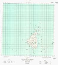 067B08E Hat Island Canadian topographic map, 1:50,000 scale