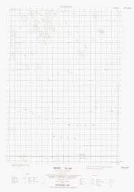 067B09E Bryde Island Canadian topographic map, 1:50,000 scale