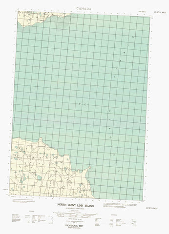 067B15W North Jenny Lind Island Canadian topographic map, 1:50,000 scale