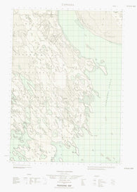 067B16E No Title Canadian topographic map, 1:50,000 scale