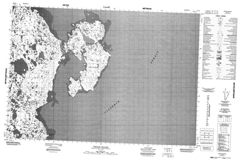 067C02 Taylor Island Canadian topographic map, 1:50,000 scale