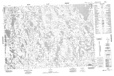 067C03 No Title Canadian topographic map, 1:50,000 scale