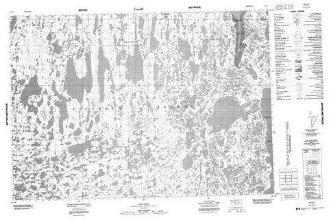 067C05 No Title Canadian topographic map, 1:50,000 scale