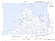 067D Cape Felix Canadian topographic map, 1:250,000 scale