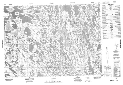 067F04 No Title Canadian topographic map, 1:50,000 scale