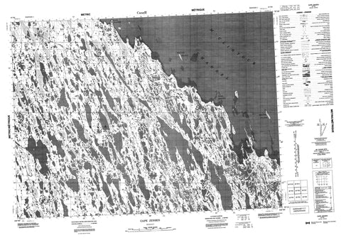 067F06 Cape Jensen Canadian topographic map, 1:50,000 scale