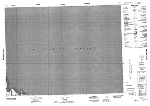 067F13 Cape Anker Canadian topographic map, 1:50,000 scale