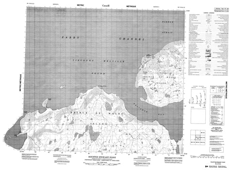 068C16 Houston Stewart Point Canadian topographic map, 1:50,000 scale