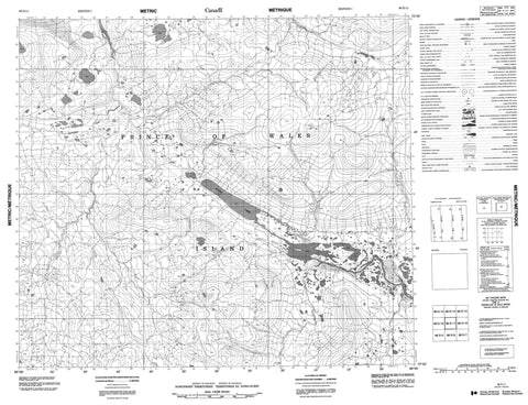 068D11 No Title Canadian topographic map, 1:50,000 scale