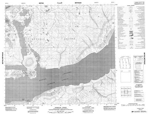 068D14 Forsyth Point Canadian topographic map, 1:50,000 scale