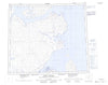 068D Baring Channel Canadian topographic map, 1:250,000 scale