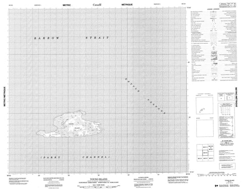 068E06 Young Island Canadian topographic map, 1:50,000 scale