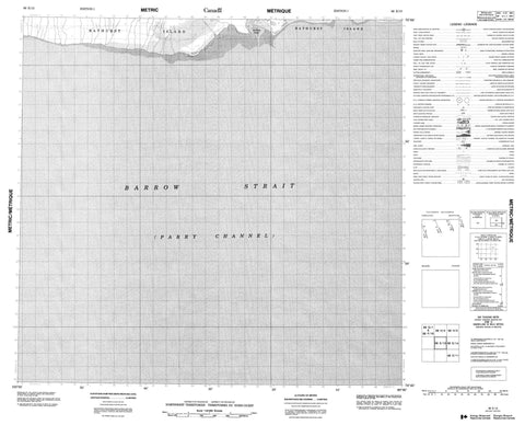 068E13 No Title Canadian topographic map, 1:50,000 scale